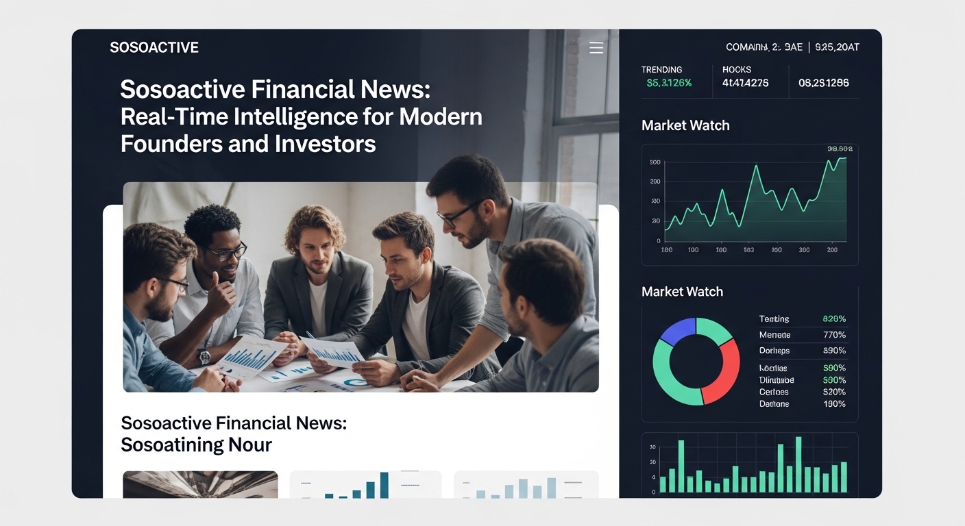 Sosoactive financial news