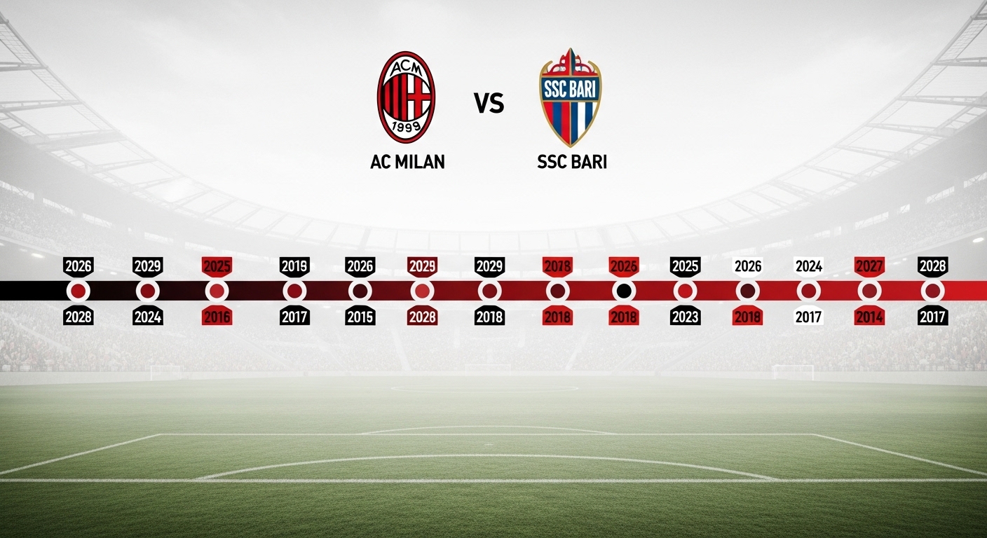 ac milan vs ssc bari timeline