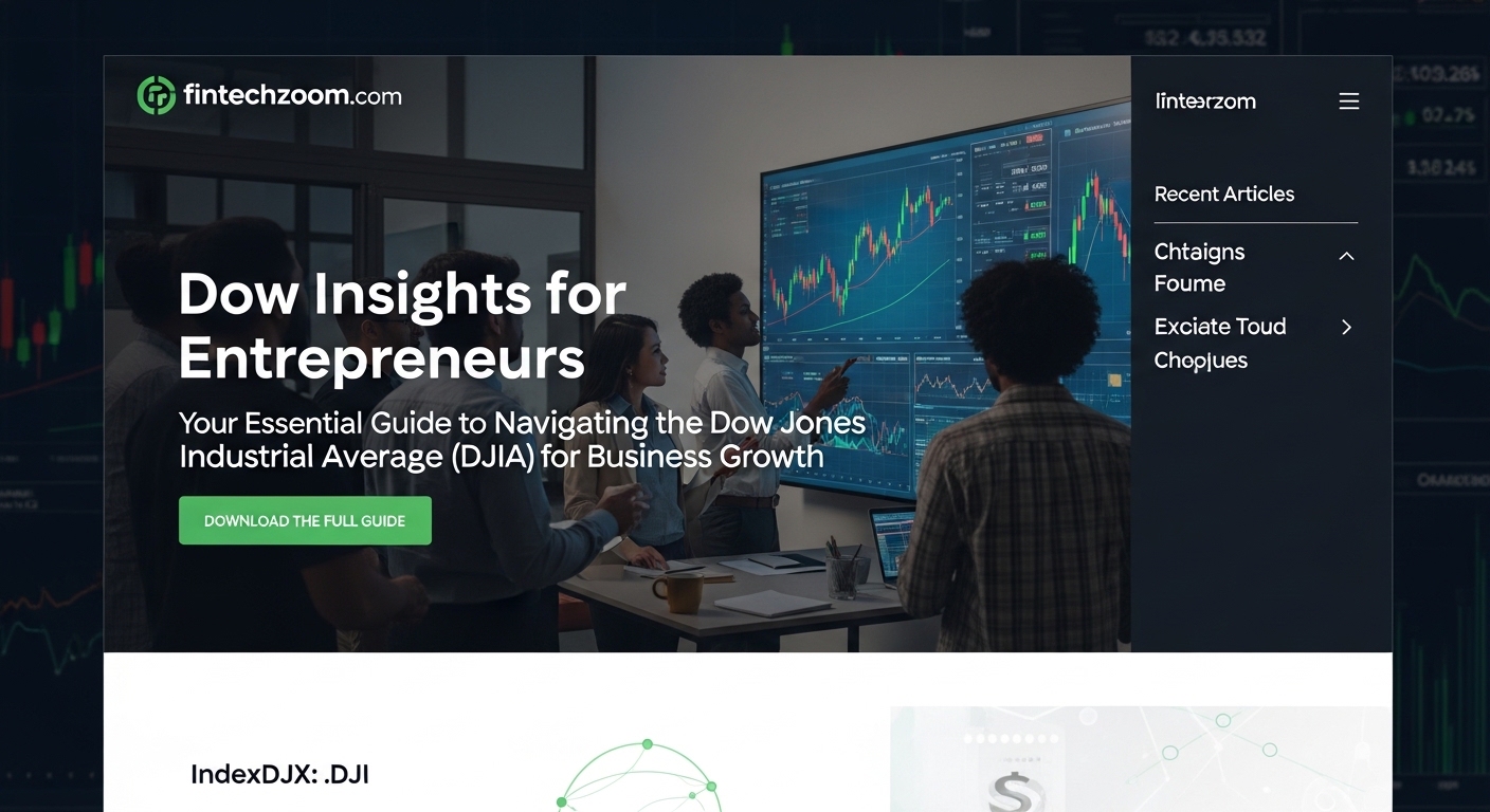fintechzoom.com indexdjx: .dji