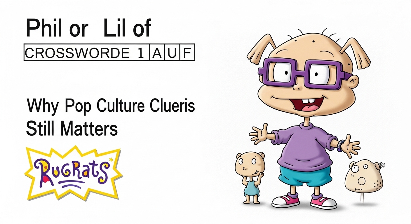 phil or lil of rugrats crossword